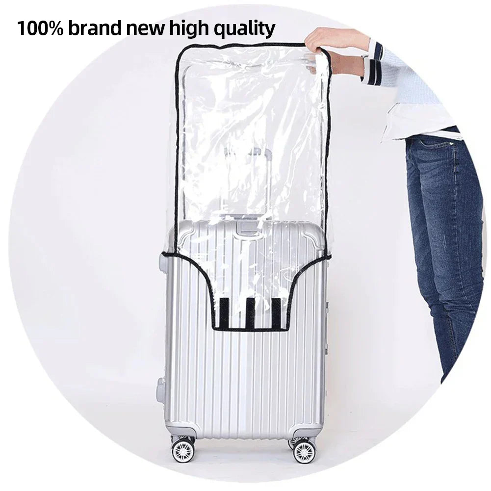 Luggage Cover Clear PVC Waterproof Scratch Protection