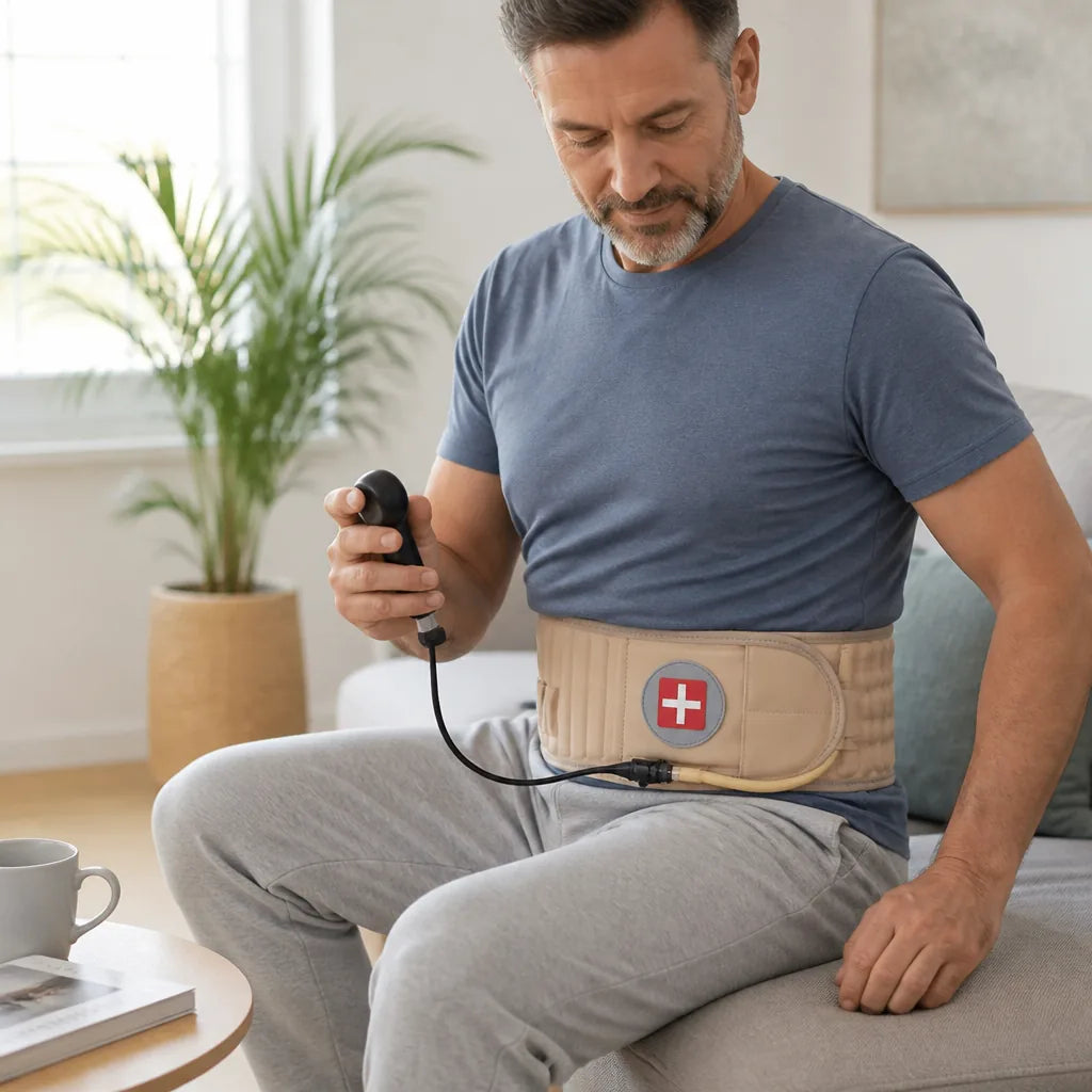 Lumbar Support Belt Decompression Technology Adjustable Fit
