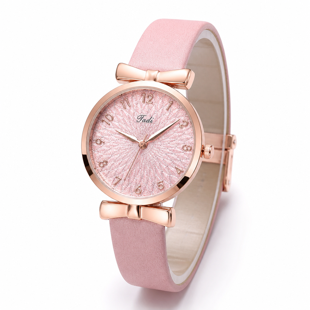 Magnetic Closure & Sparkling Color-Changing Dial Watch