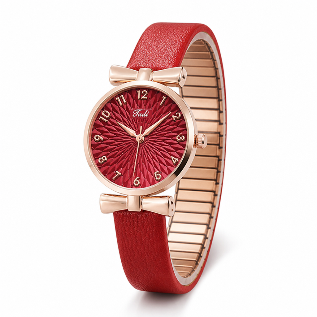 Magnetic Closure & Sparkling Color-Changing Dial Watch