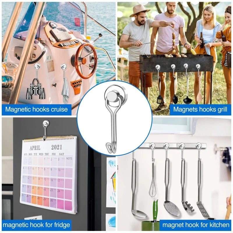 Magnetic Hooks Neodymium 180° Rotating
