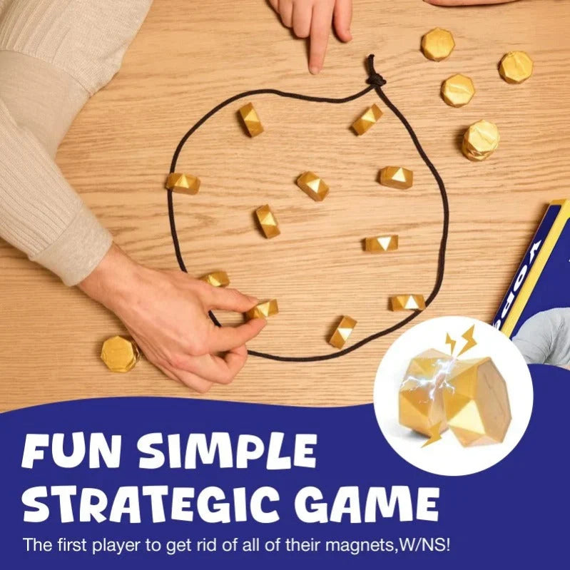 Magnetic Strategy Game 20-Piece Set Portable Drawstring Bag