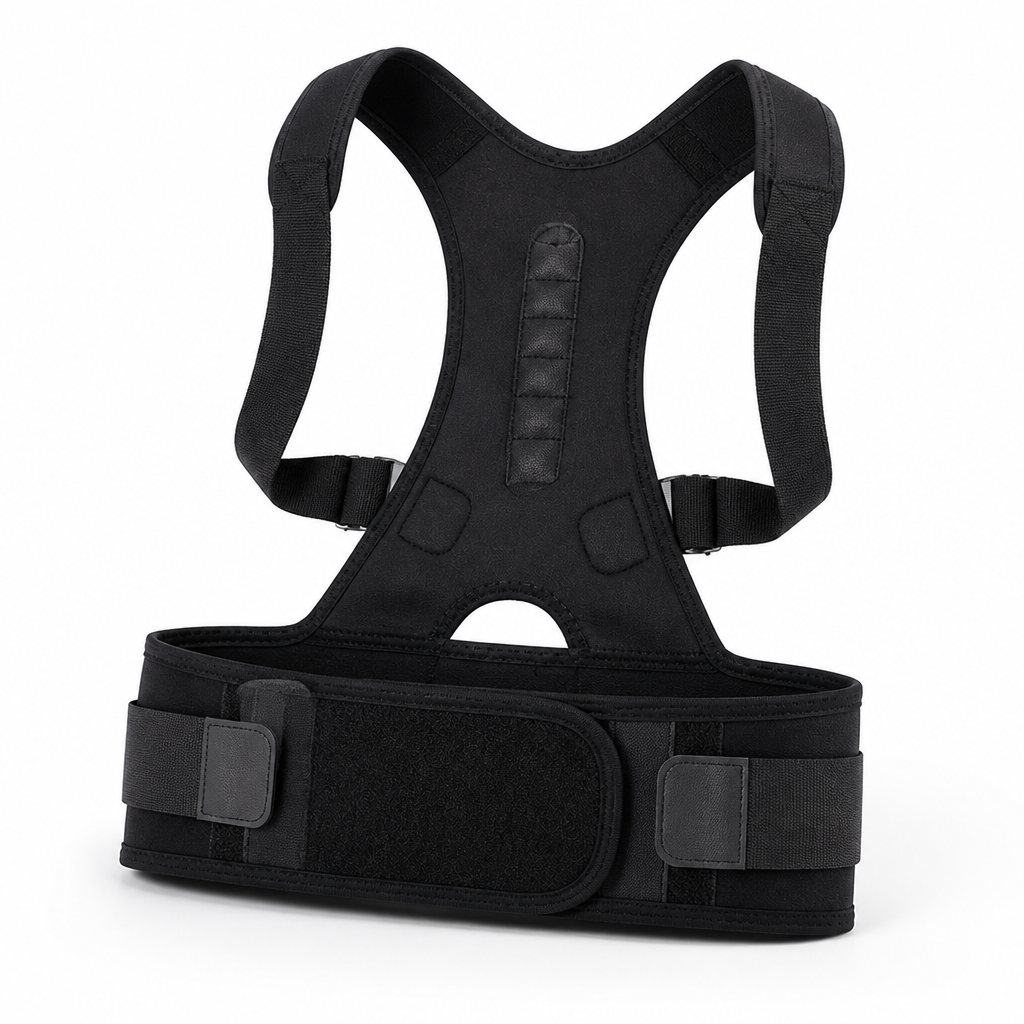 Magnetic Therapy Posture-Correcting Back Support Brace