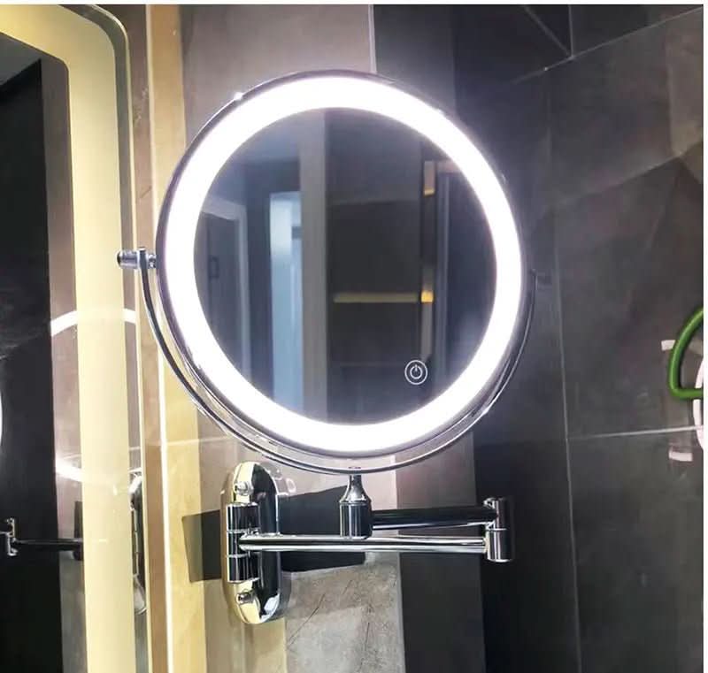 Magnifying Makeup Mirror Adjustable LED Rechargeable Cordless Design