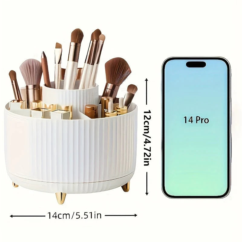 Makeup Organizer 360° Rotating Five Compartments