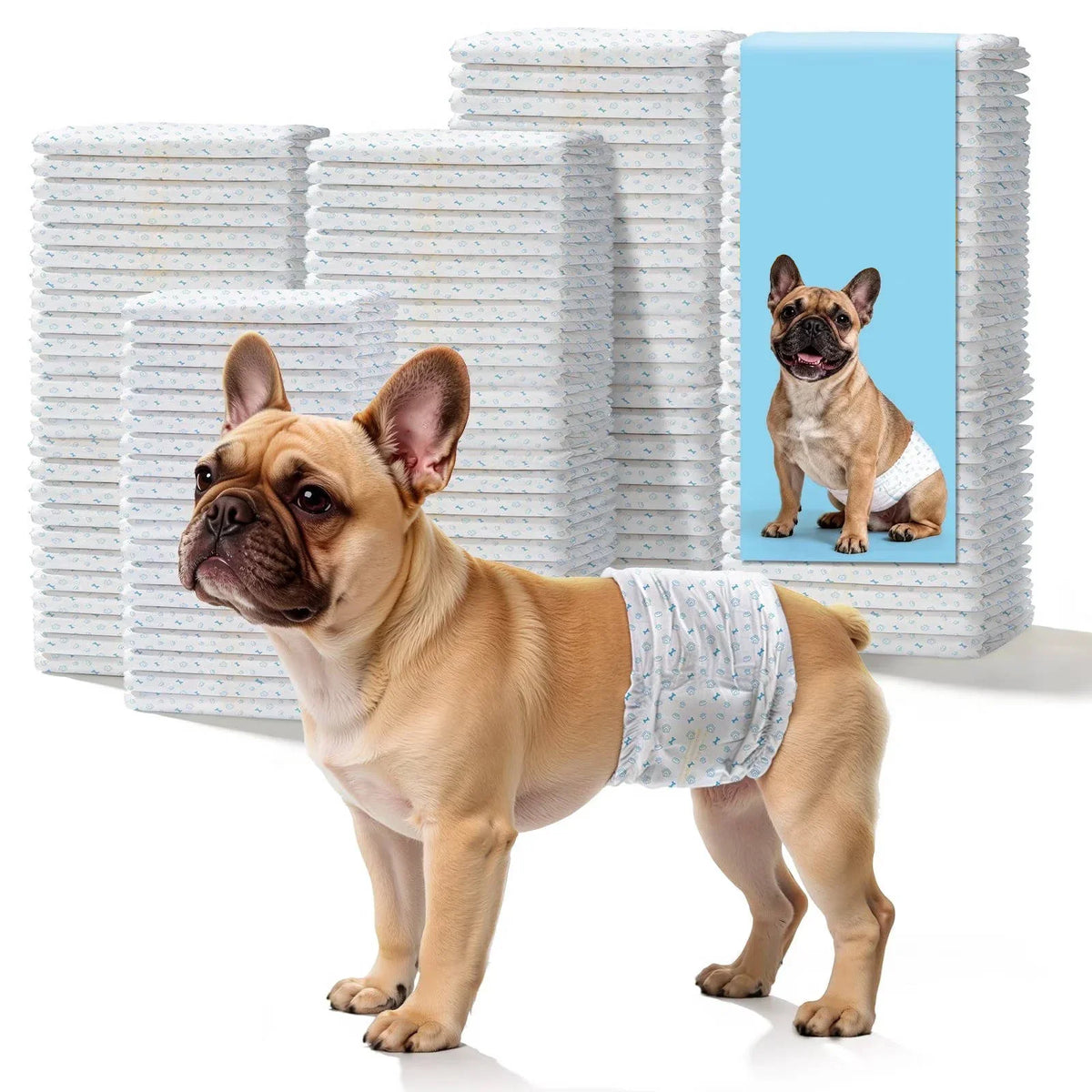 Male Dog Belly Bands Leakproof Absorbent Wetness Indicator