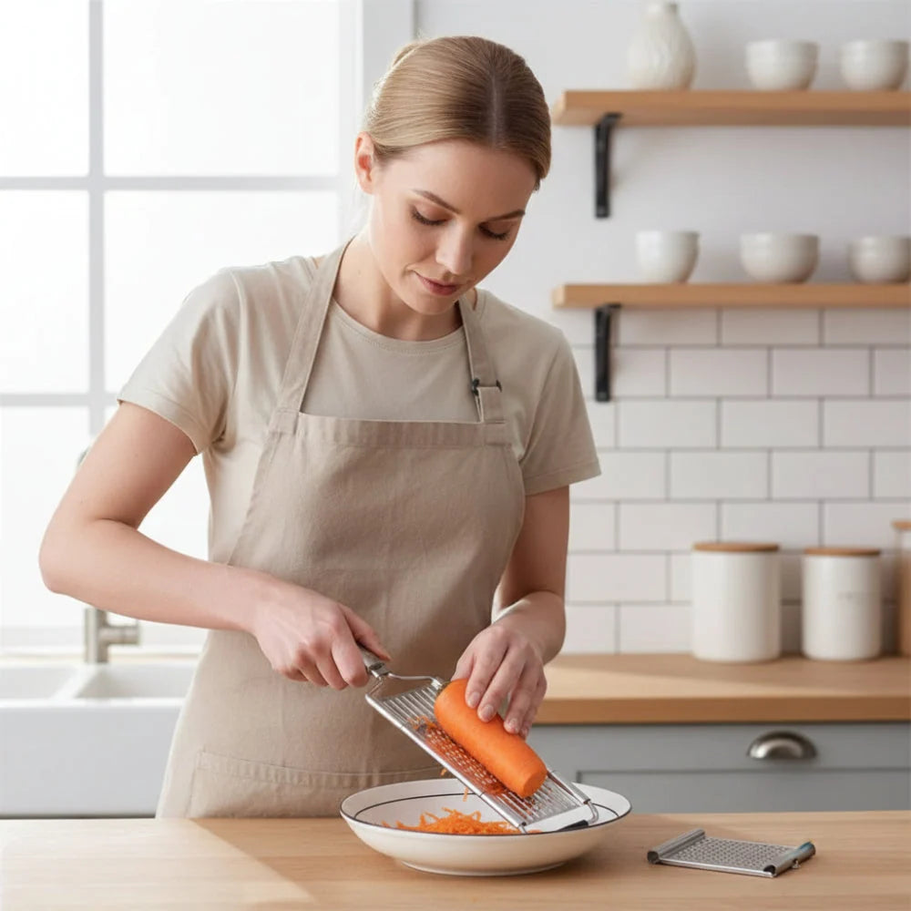 Mandoline Slicer Adjustable Thickness Stainless Steel Blades & Safety Guard