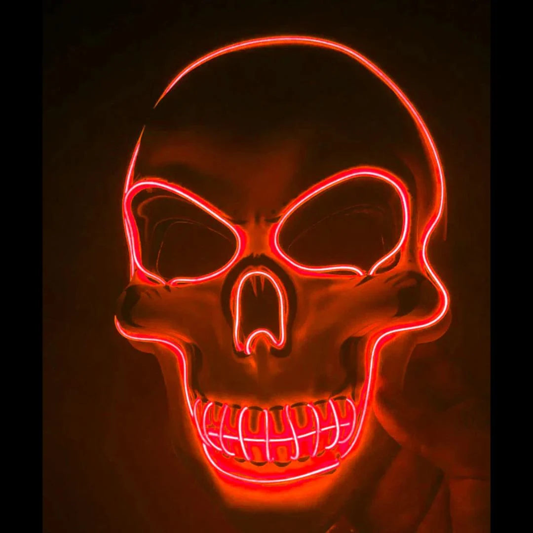 Mask LED Skeleton 10 Colors & 4 Modes