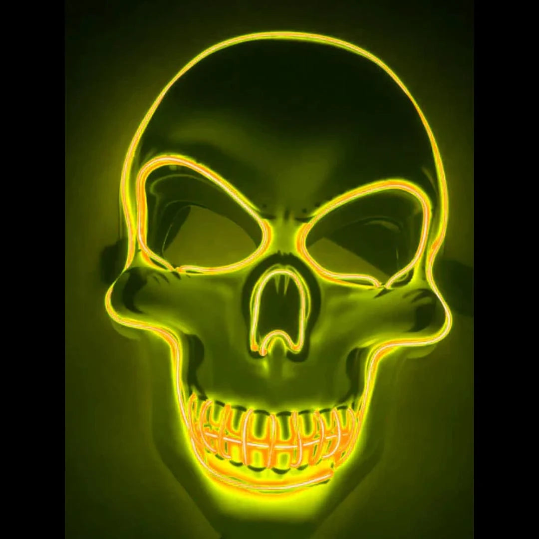 Mask LED Skeleton 10 Colors & 4 Modes