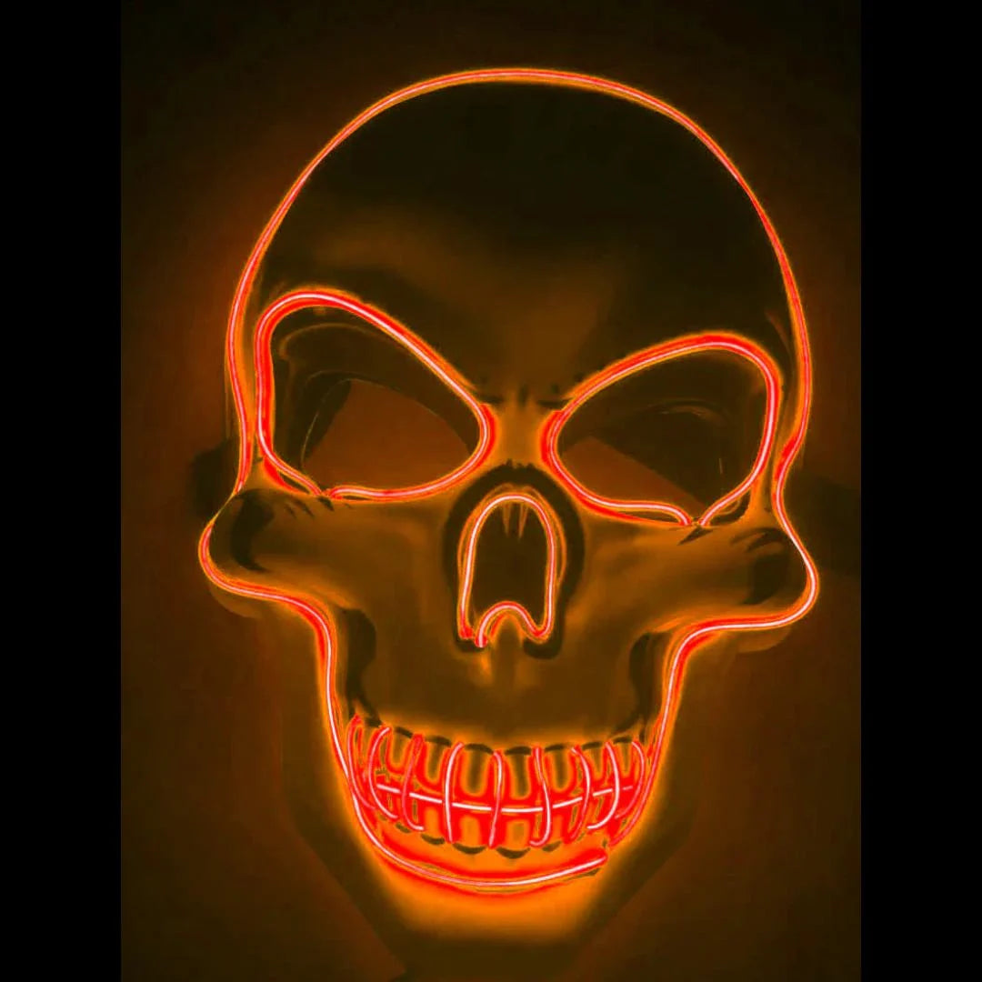 Mask LED Skeleton 10 Colors & 4 Modes