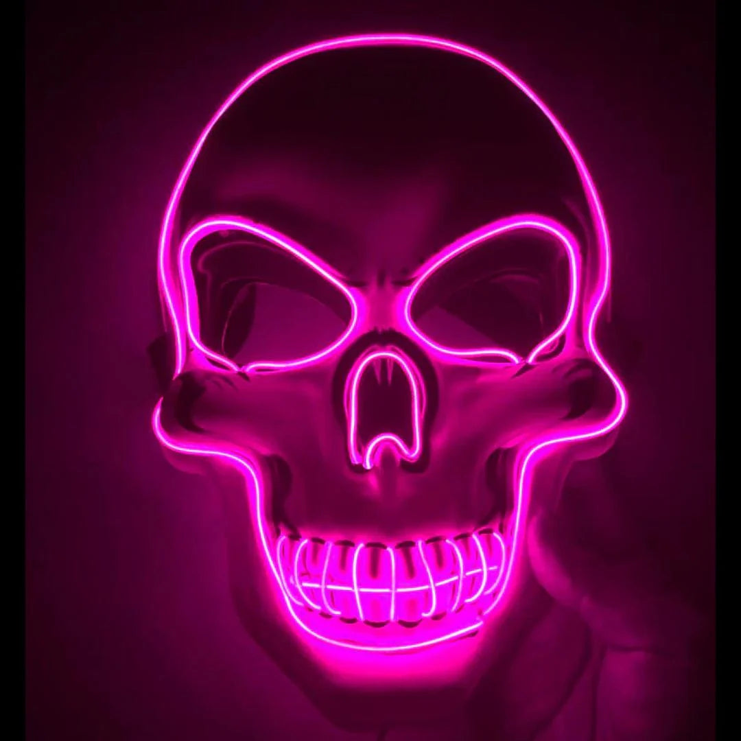 Mask LED Skeleton 10 Colors & 4 Modes
