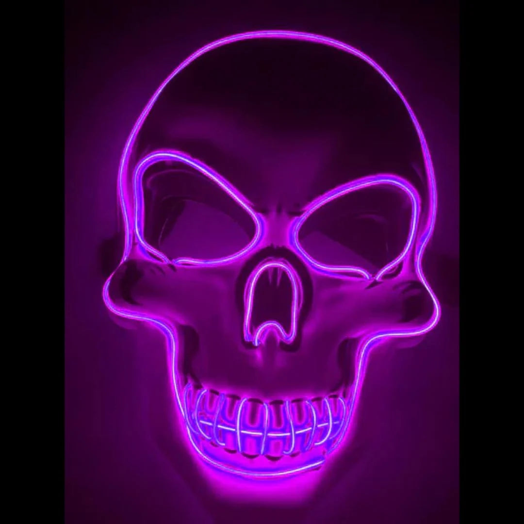 Mask LED Skeleton 10 Colors & 4 Modes