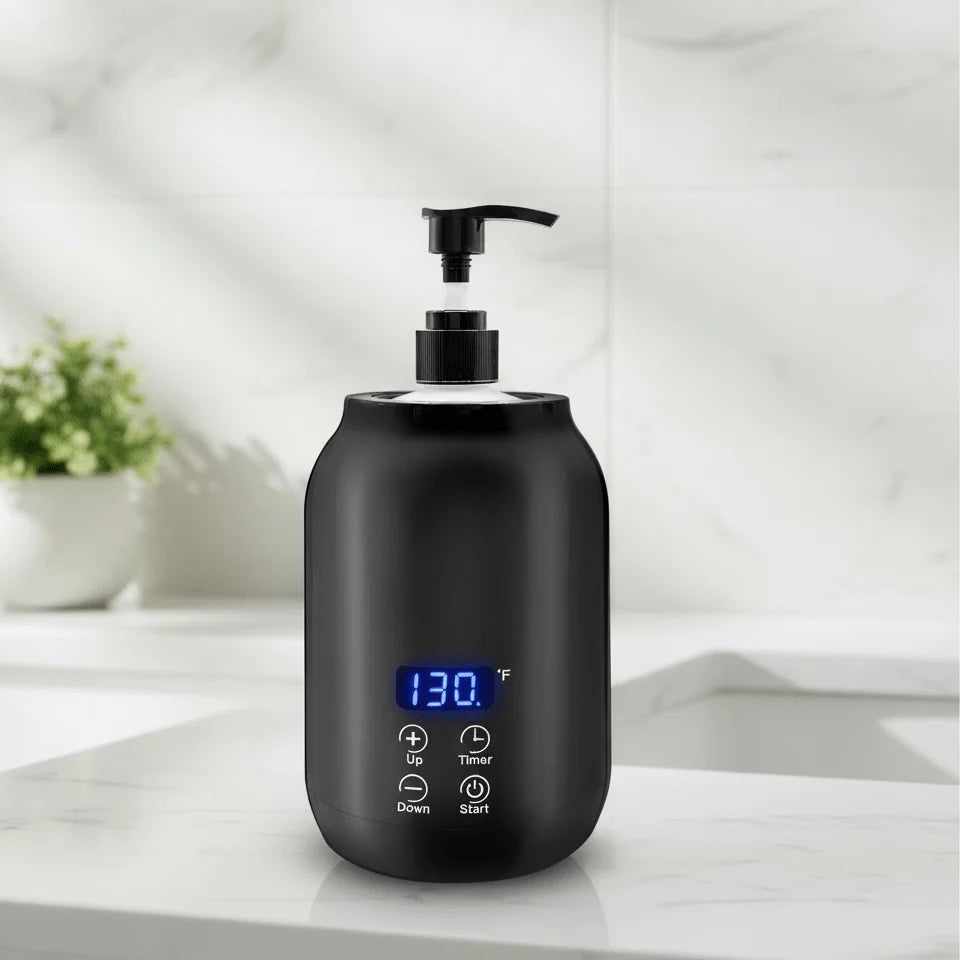 Massage Oil Warmer Electric 360° Heating Adjustable Temperature Control