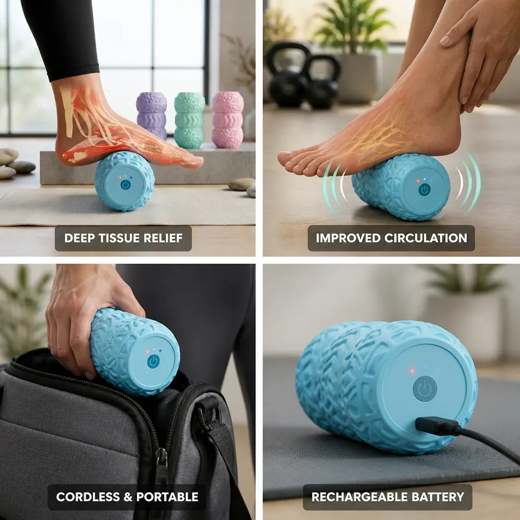 Massage Roller Vibrating Cordless & Portable