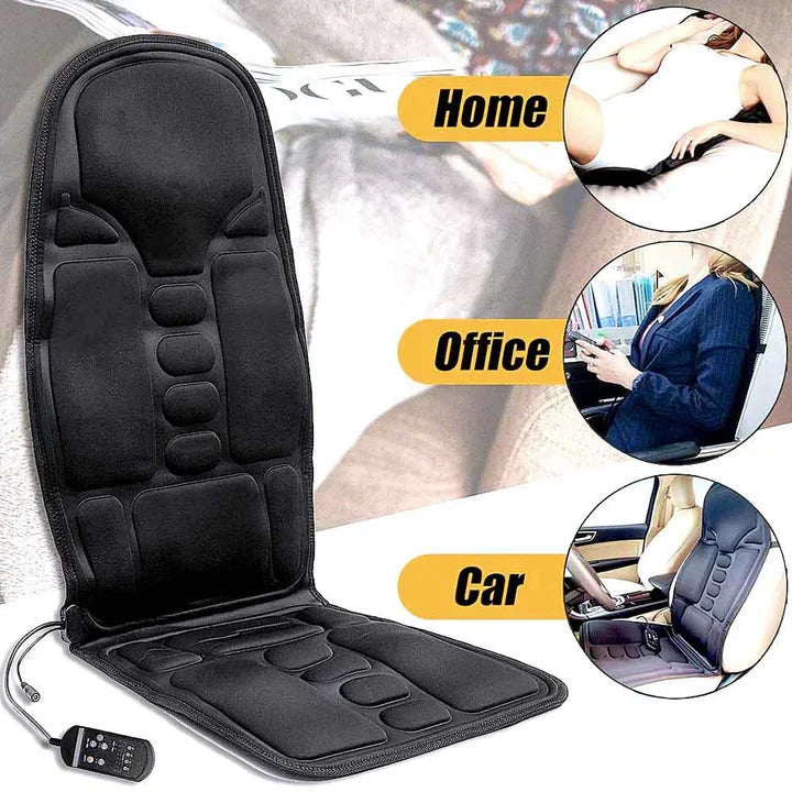 Massage Seat Cushion Memory Foam Heat & Vibration 8 Modes