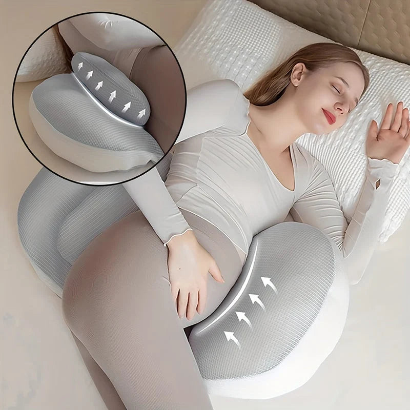Maternity Pillow Adjustable Sectional Side & Stomach Support