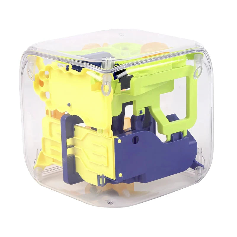 Maze Puzzle Ball Transparent 3D Numbered Paths Four Difficulty Levels