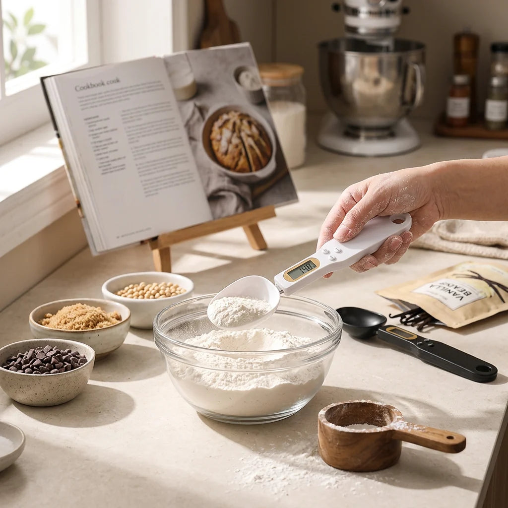Measuring Spoon Digital Scale Tare Function Detachable Head