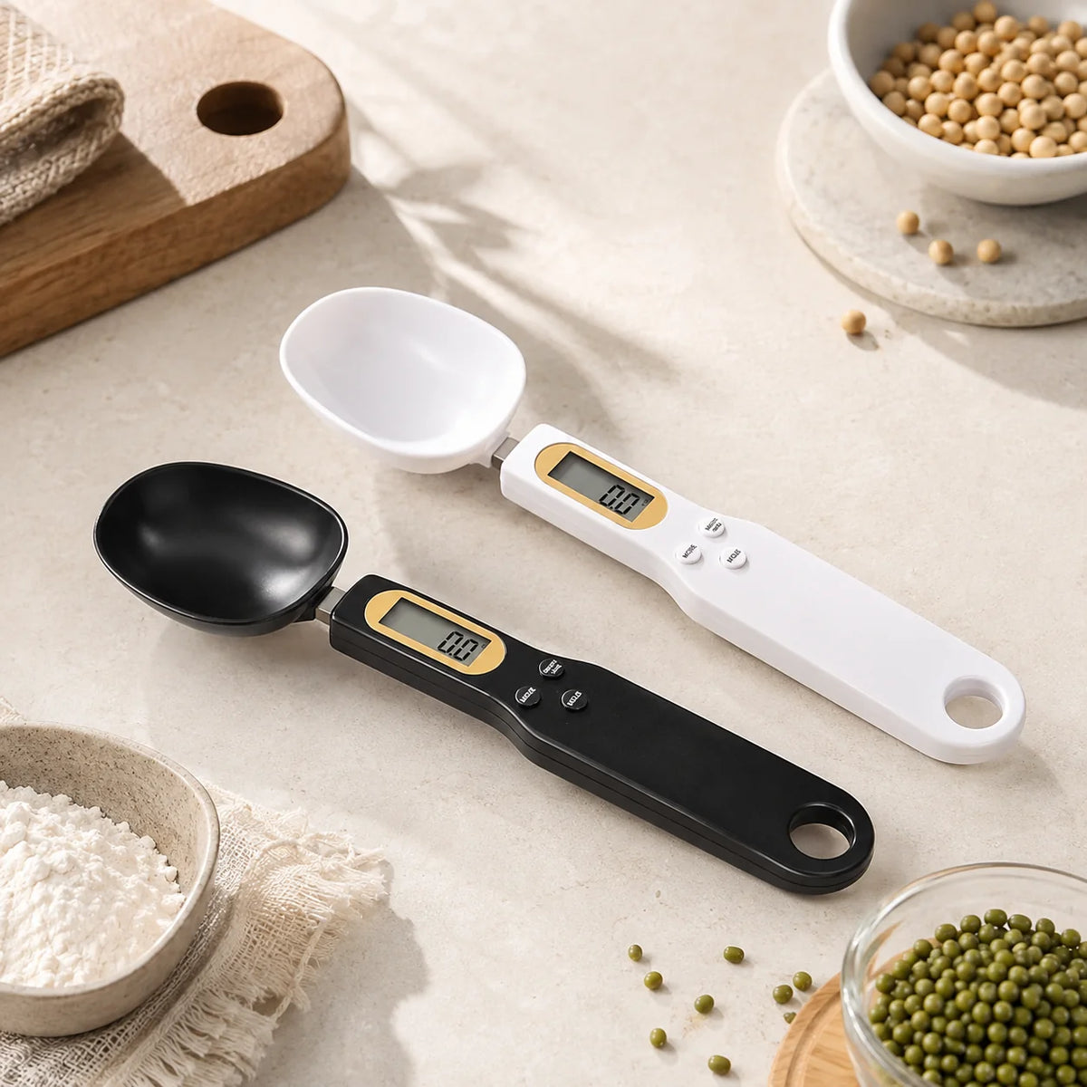 Measuring Spoon Digital Scale Tare Function Detachable Head