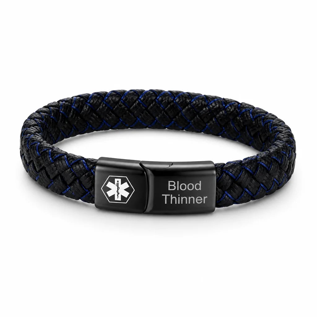 Medical ID Wristband Reflective One Size Fits All