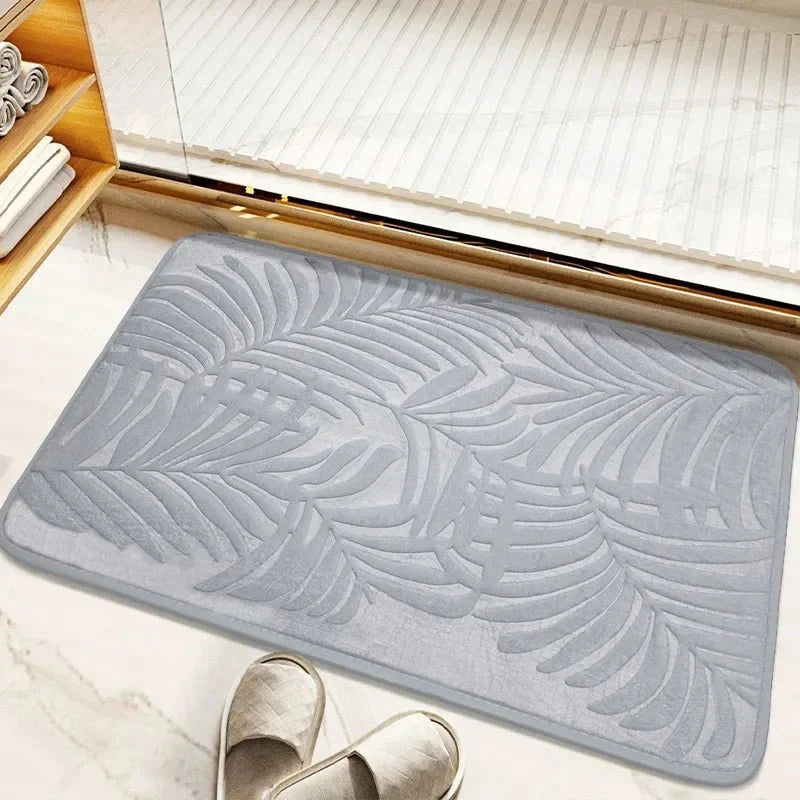 Memory Foam Bath Mat, Absorbent with Non-Slip Backing