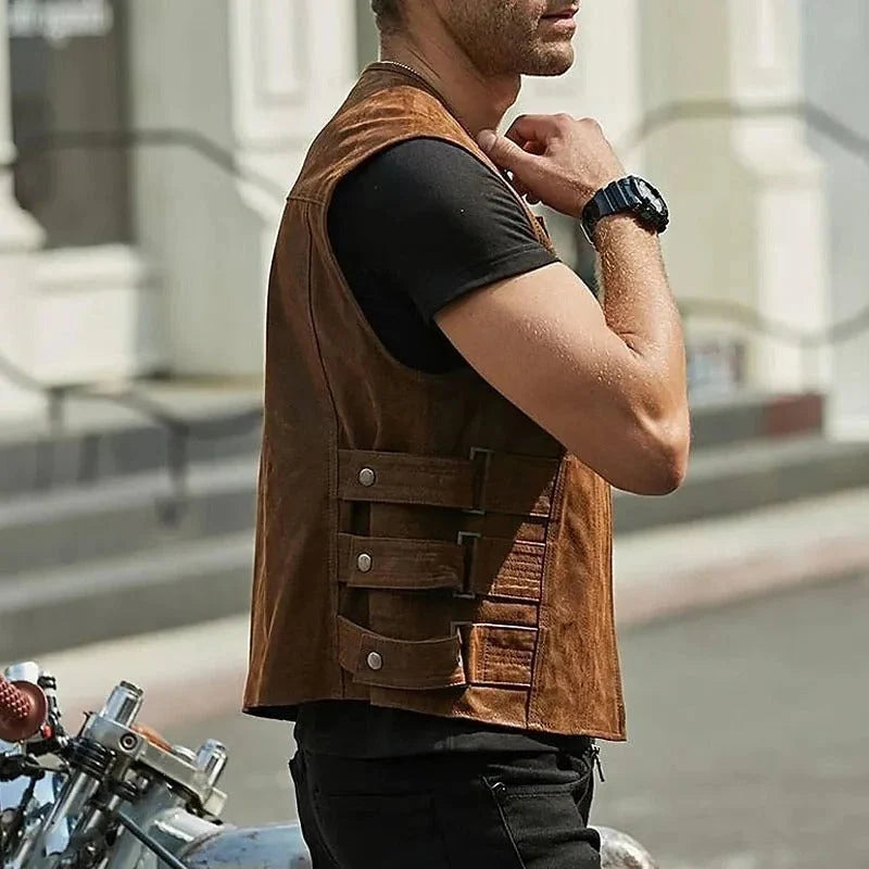 Men's Layering Vest Adjustable Side Straps Two Front Pockets