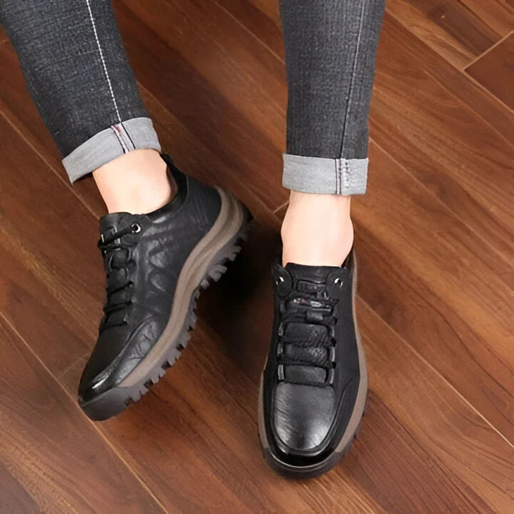 Men’s Slip-On Shoes Adjustable Arch Support Rubber Traction