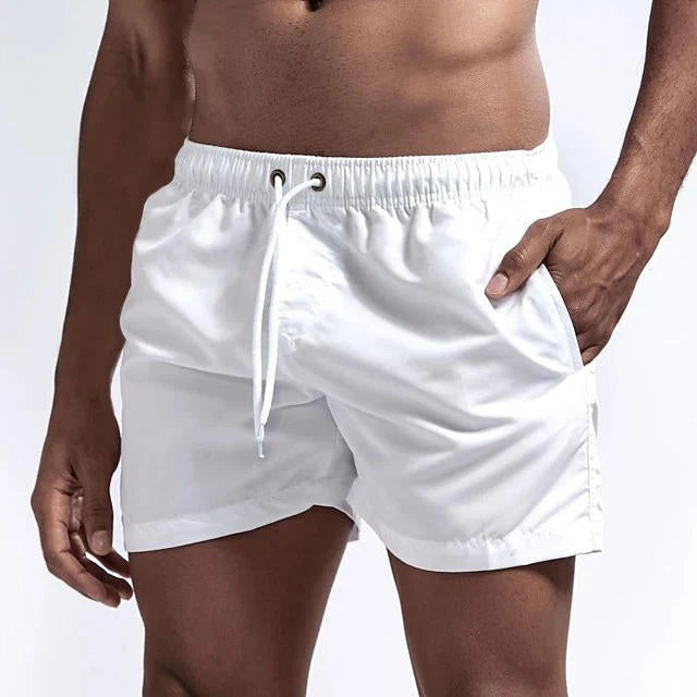 Men's Swim Trunks Quick-Dry Mesh Liner Adjustable Drawstring