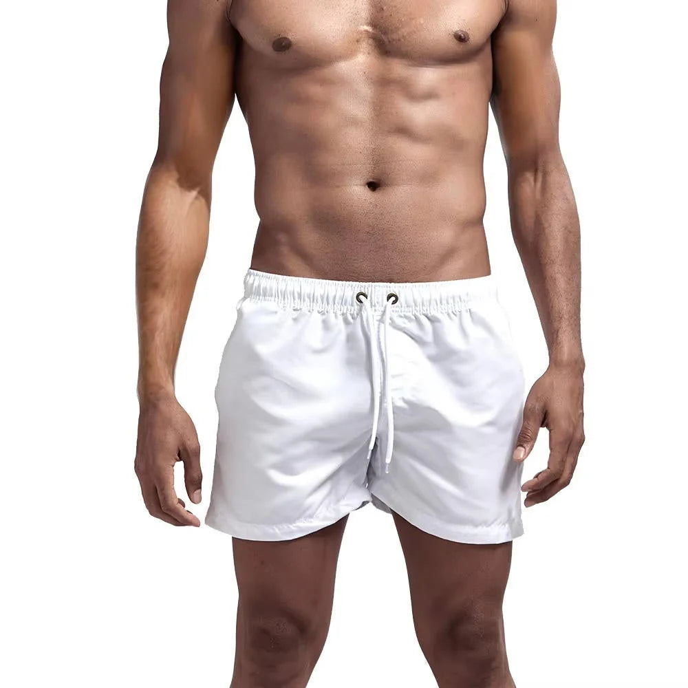 Men's Swim Trunks Quick-Dry Mesh Liner Adjustable Drawstring