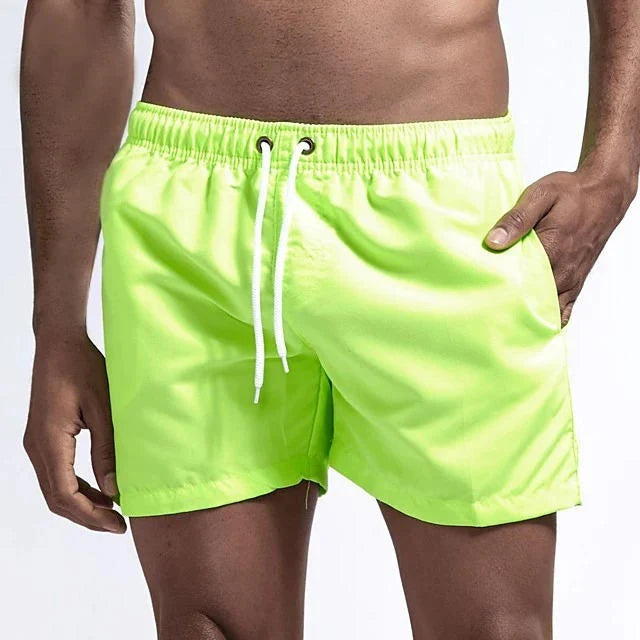 Men's Swim Trunks Quick-Dry Mesh Liner Adjustable Drawstring