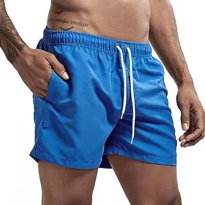 Men's Swim Trunks Quick-Dry Mesh Liner Adjustable Drawstring
