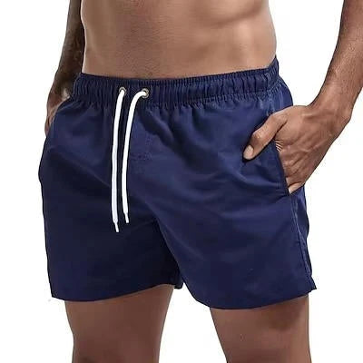 Men's Swim Trunks Quick-Dry Mesh Liner Adjustable Drawstring