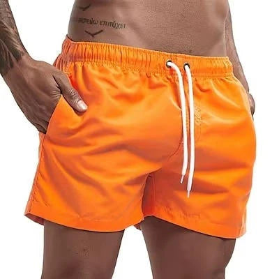 Men's Swim Trunks Quick-Dry Mesh Liner Adjustable Drawstring