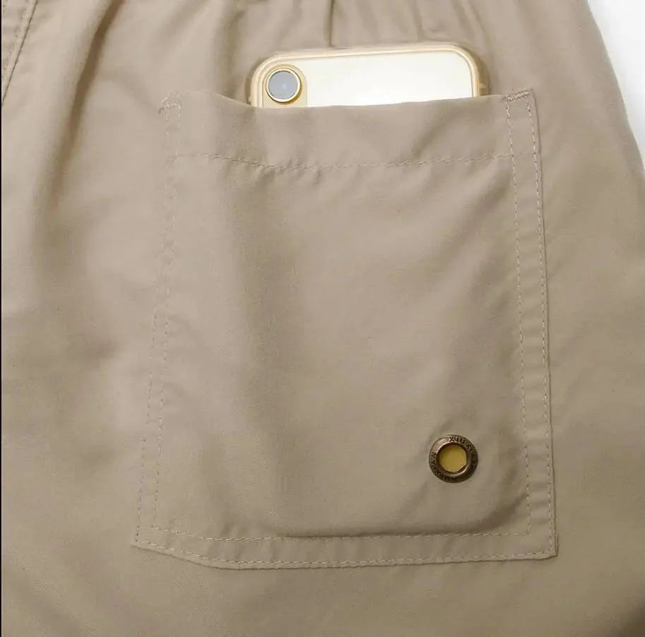 Men's Swim Trunks Quick-Dry Mesh Liner Adjustable Drawstring