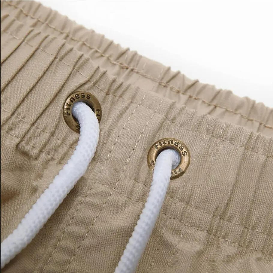Men's Swim Trunks Quick-Dry Mesh Liner Adjustable Drawstring