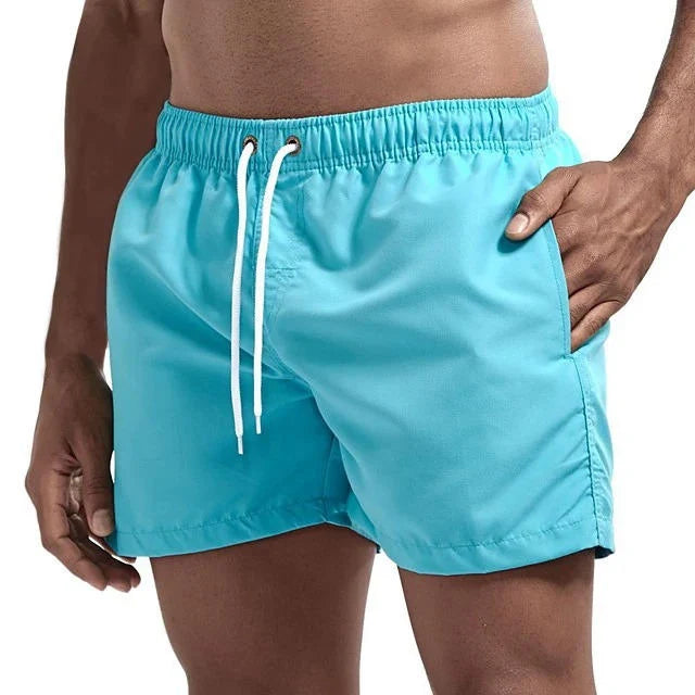 Men's Swim Trunks Quick-Dry Mesh Liner Adjustable Drawstring