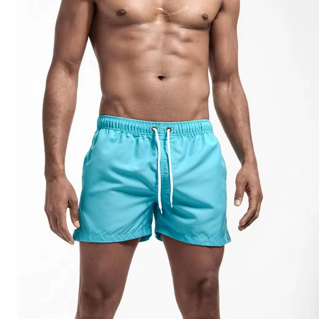 Men's Swim Trunks Quick-Dry Mesh Liner Adjustable Drawstring