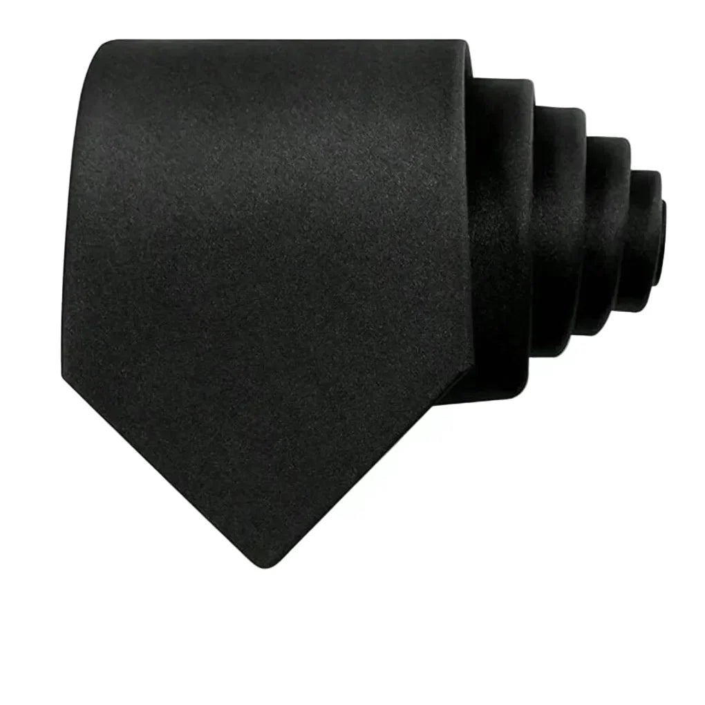 Men’s Tie Solid Color Polyester Easy-Care 57-Inch