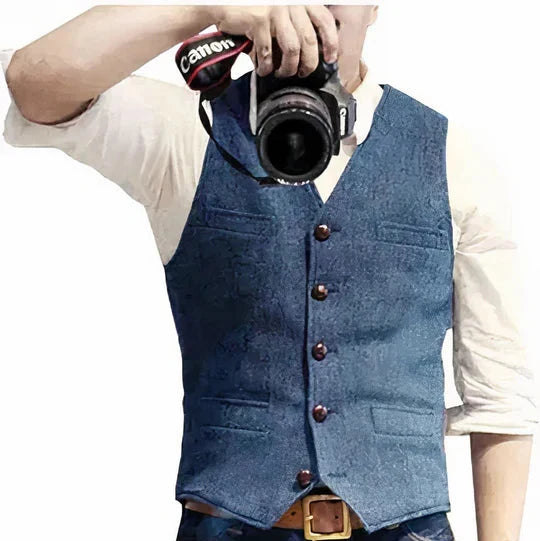 Men's Waistcoat Knit Soft & Durable