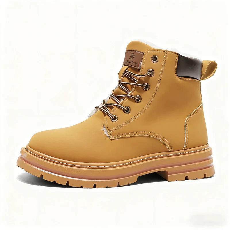 Men’s Winter Boots Warm Lined Mid-Height Ankle Support