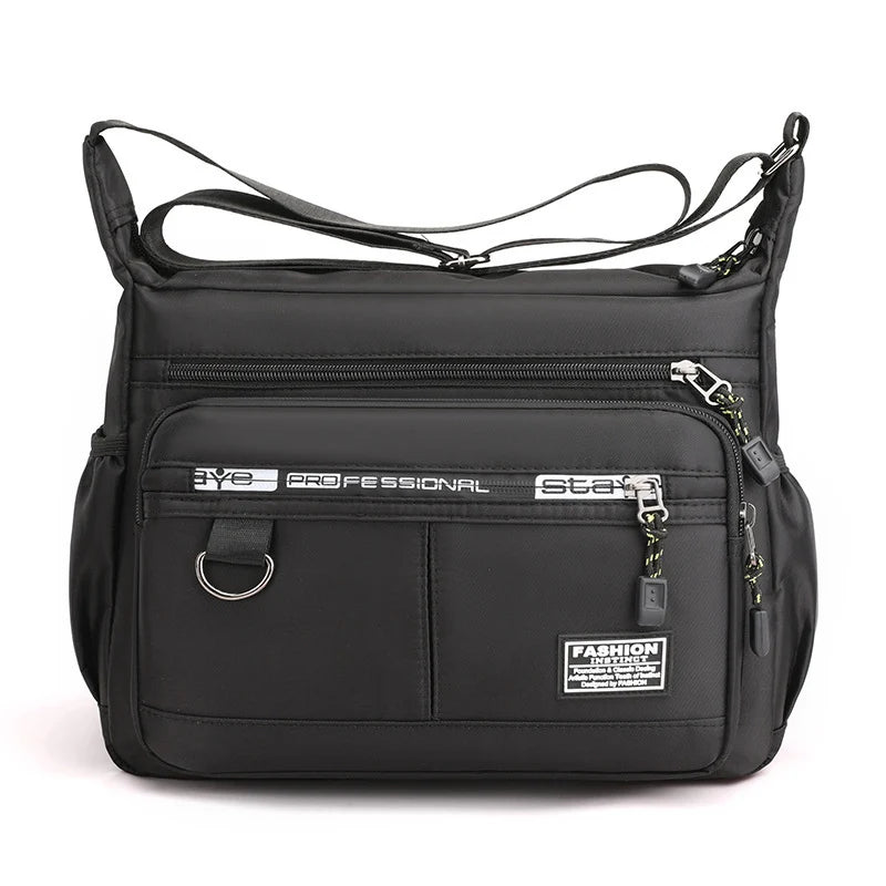 Messenger Bag Multi-Compartment Adjustable Padded Strap