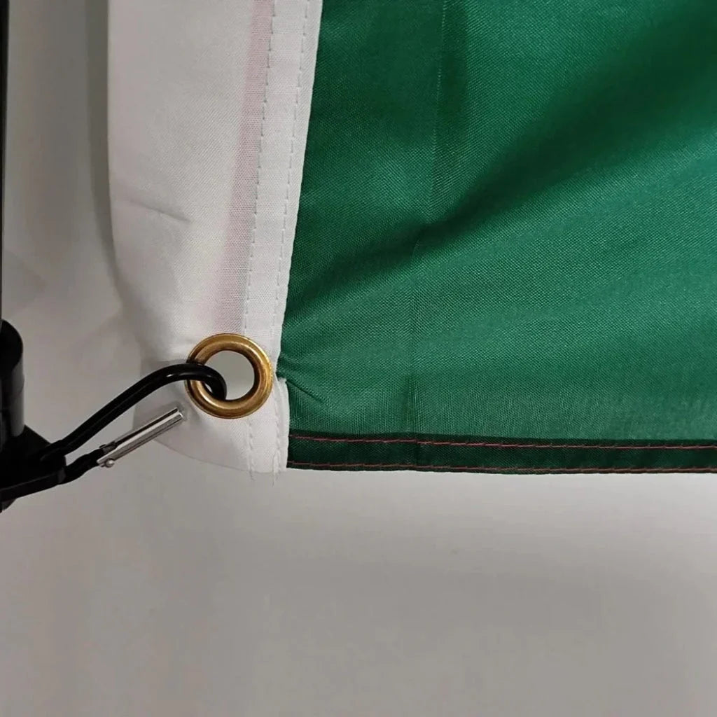 Mexico Flag Double-Sided UV-Stable Brass Grommets