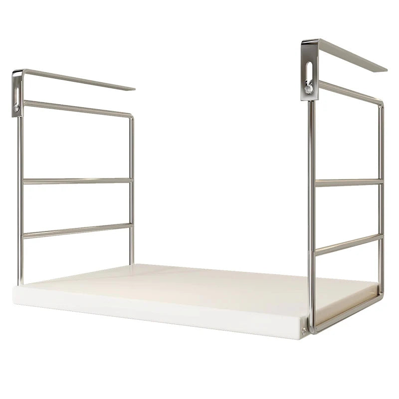 Microwave Shelf Under-Cabinet Stainless Steel Sliding Tray