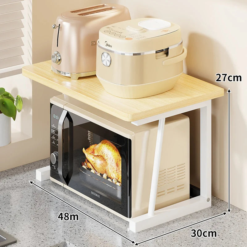 Microwave Stand Two-Tier Heat-Resistant Top