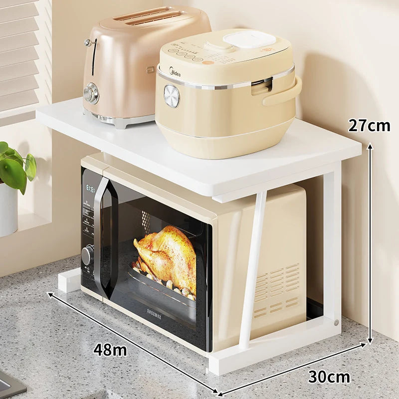 Microwave Stand Two-Tier Heat-Resistant Top