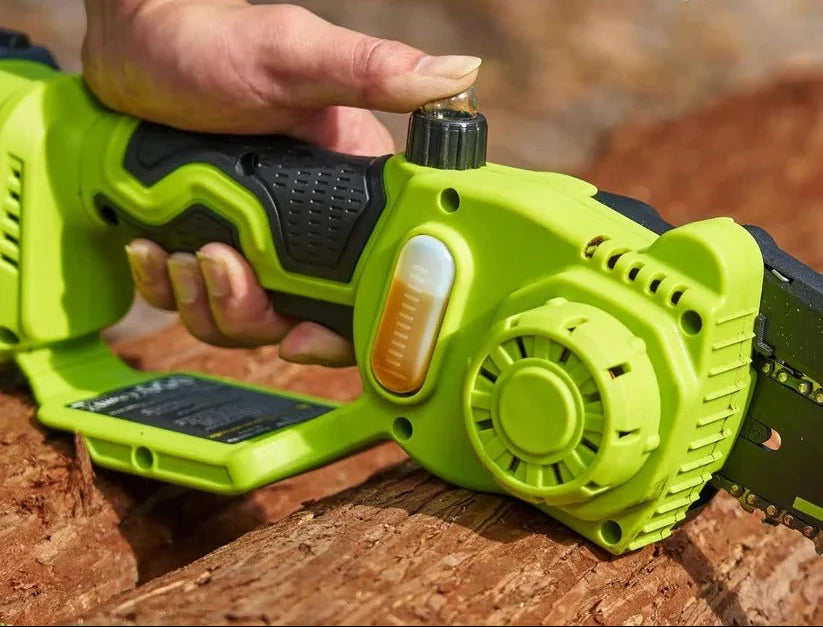 Mini Chainsaw Cordless Interchangeable Bars & Dual Batteries