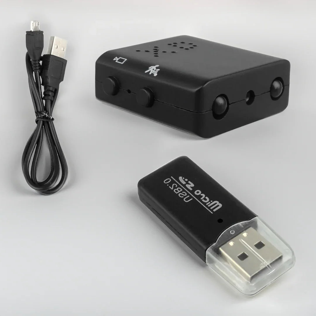 Mini HD Camera Motion-Activated Night Vision