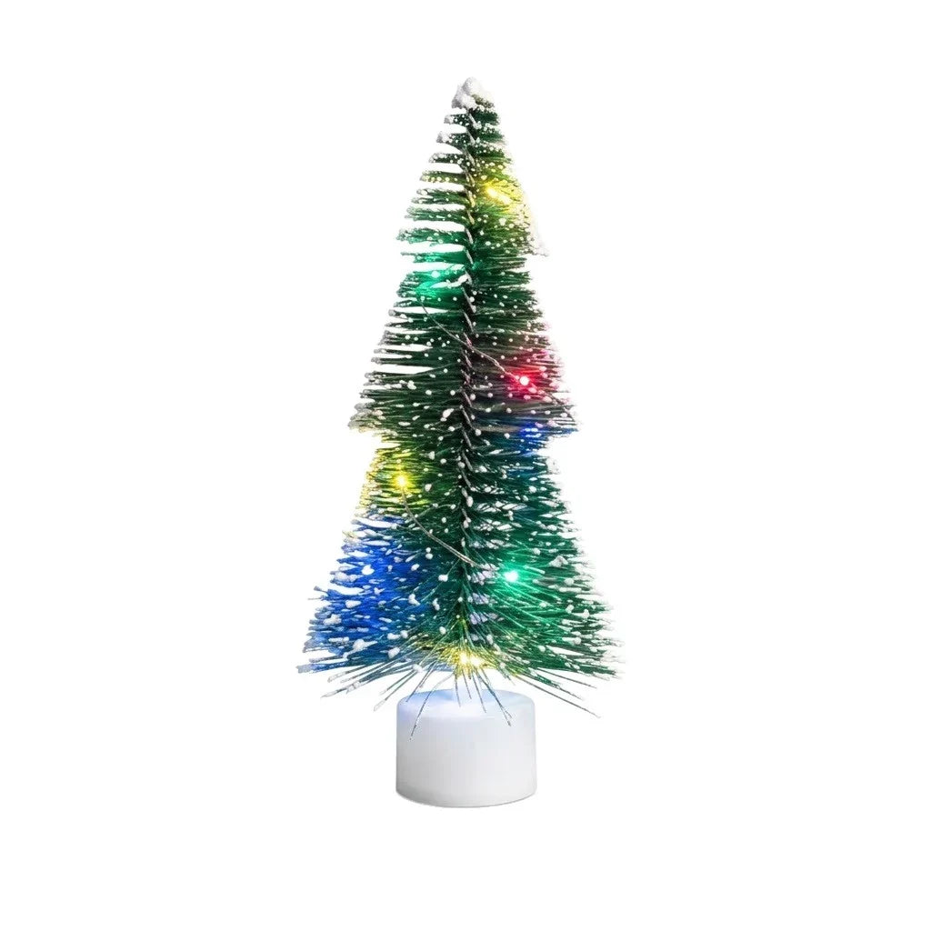 Mini Tabletop Christmas Tree Warm White LED & Compact