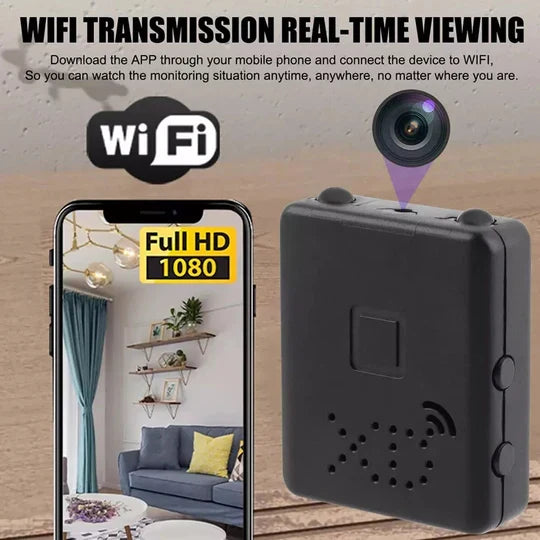 Mini WiFi Camera Full HD 1080P Wide-Angle Night Vision