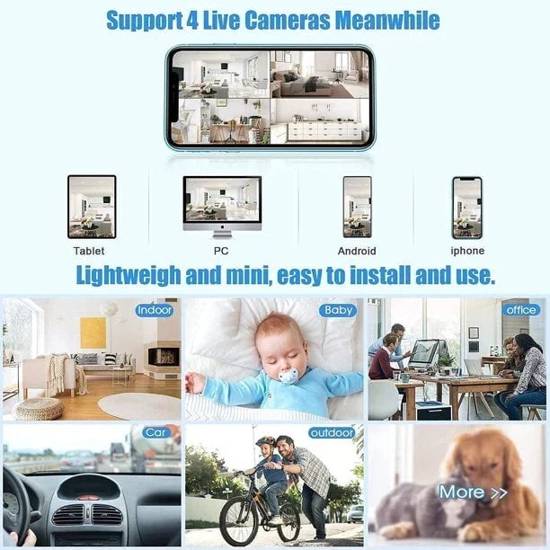 Mini Wireless Camera 1080p HD Night Vision